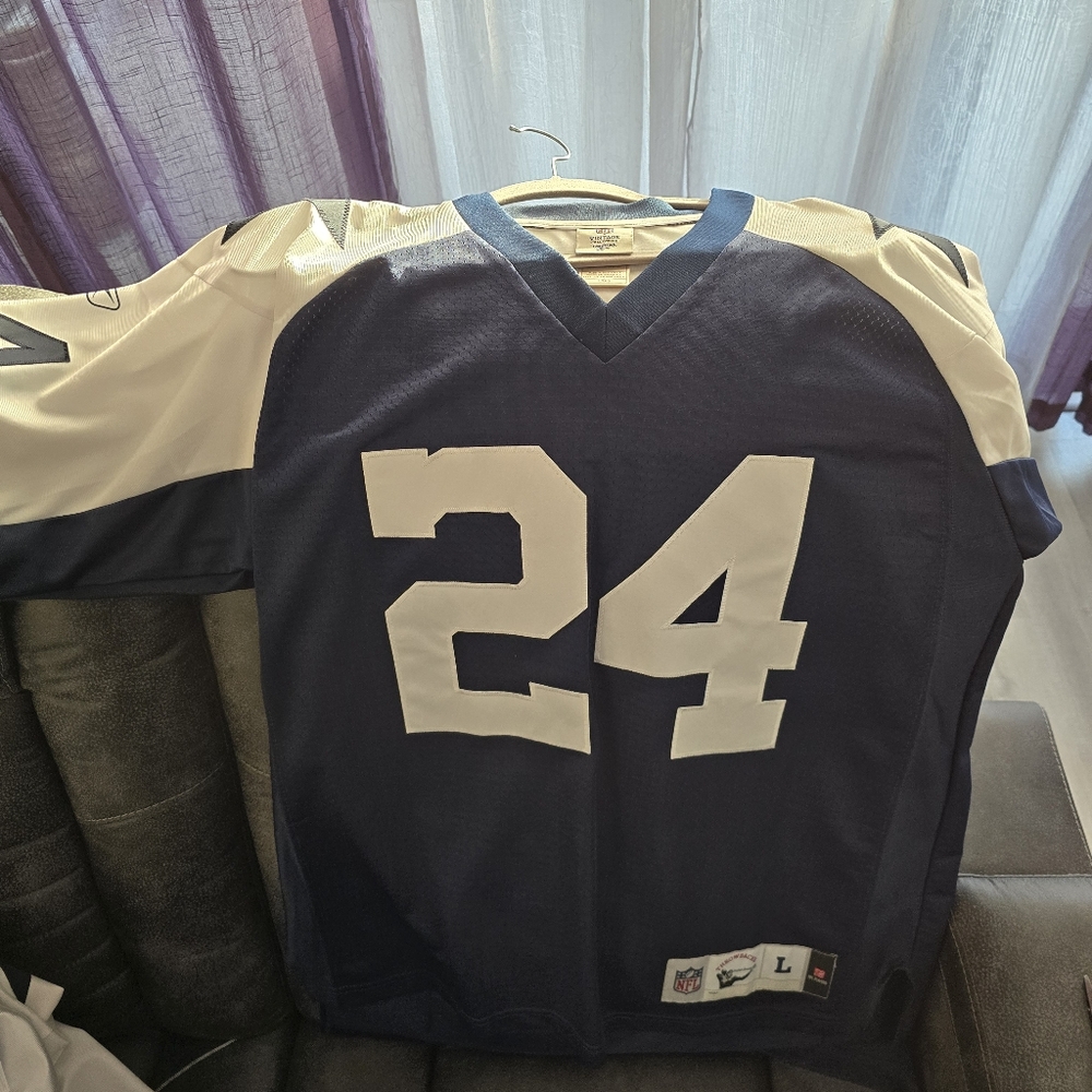 Vintage Collect Cowboys Barber #24 Jersey